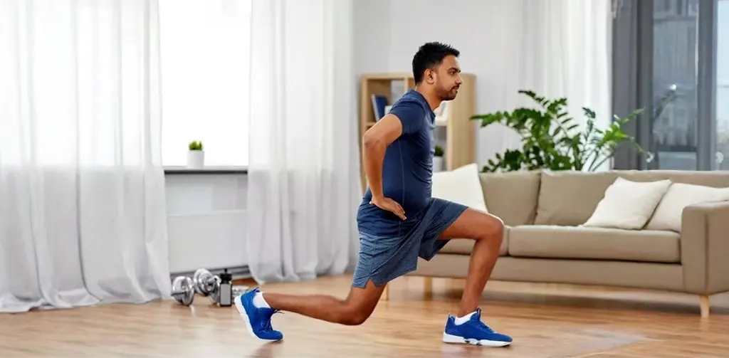 Someone Exercising.